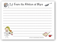 Pen At Hand Stick Figures - Recipe Cards (Recipe 4)