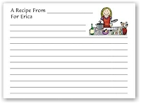 Pen At Hand Stick Figures - Recipe Cards (Recipe 7)