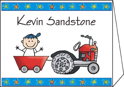 Pen At Hand Stick Figures Stationery - Trucks Pen At Hand Stick Figures Stationery - Trucks