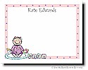 Pen At Hand Stick Figures Stationery - Baby PJ - Girl (Theme)