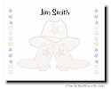 Pen At Hand Stick Figures Stationery - Cowboy (Theme)