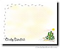 Pen At Hand Stick Figures Stationery - Desert (Theme)