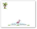 Pen At Hand Stick Figures Stationery - Flamingo (Theme)