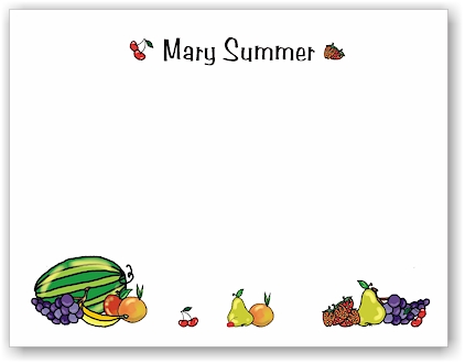 Pen At Hand Stick Figures Stationery - Fruits (Theme) Pen At Hand Stick Figures Stationery - Fruits (Theme)