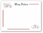 Pen At Hand Stick Figures Stationery - Mahj (Theme)