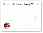Pen At Hand Stick Figures Stationery - Santa Sleigh (Theme)