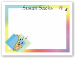 Pen At Hand Stick Figures Stationery - Saxaphone (Theme)