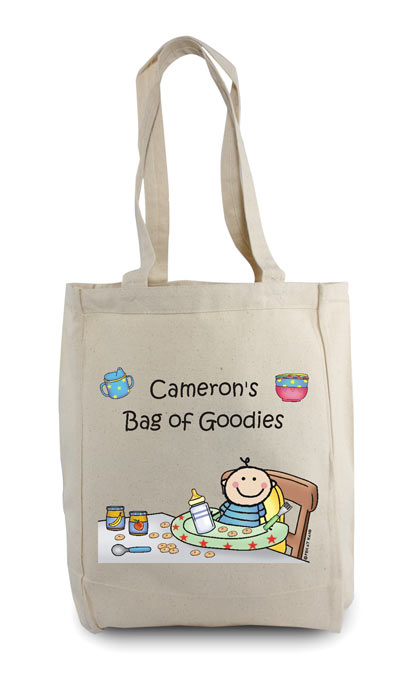 Pen At Hand Stick Figures - Tote Bag - Bag Baby Boy