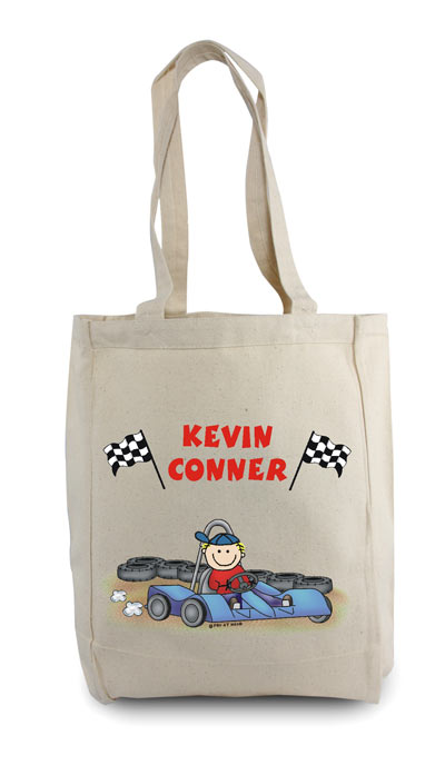 Pen At Hand Stick Figures - Tote Bag - Racing