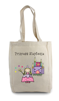 Pen At Hand Stick Figures - Tote Bag - Princess