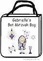 Pen At Hand Stick Figures - Tote Bag - Bat Mitzvah Tote Bag