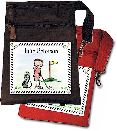 Pen At Hand Stick Figures - Golf Glove Bag