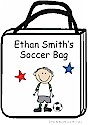 Pen At Hand Stick Figures - Tote Bag - Soccer