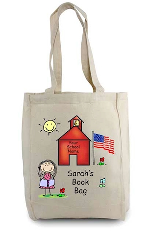 Pen At Hand Stick Figures - Tote Bag - Schoolhouse