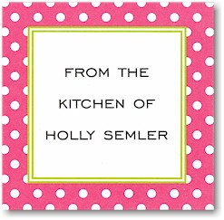 Gift Stickers by Boatman Geller - Pink Polka Dot