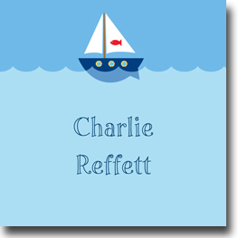 Gift Stickers by Boatman Geller - Sailboat