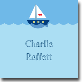 Gift Stickers by Boatman Geller - Sailboat Gift Stickers by Boatman Geller - Sailboat