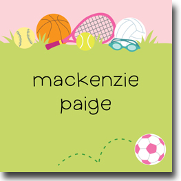 Gift Stickers by Boatman Geller - Sports Girl Gift Stickers by Boatman Geller - Sports Girl