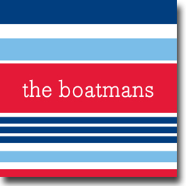 Gift Stickers by Boatman Geller - Espadrille Nautical