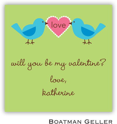 Gift Stickers by Boatman Geller - Love Birds