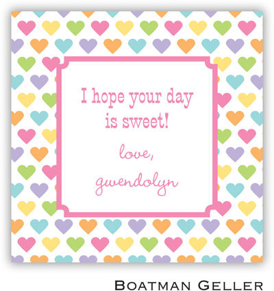 Gift Stickers by Boatman Geller - Candy Hearts