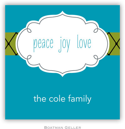 Gift Stickers by Boatman Geller - Label Chic Turquoise Gift Stickers by Boatman Geller - Label Chic Turquoise