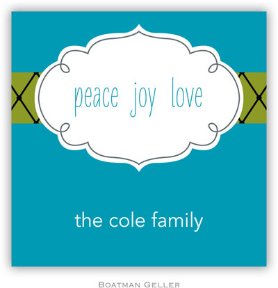 Gift Stickers by Boatman Geller - Label Chic Turquoise