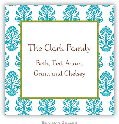 Gift Stickers by Boatman Geller - Beti Teal