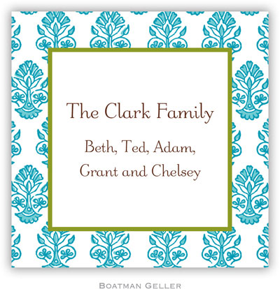 Gift Stickers by Boatman Geller - Beti Teal Gift Stickers by Boatman Geller - Beti Teal