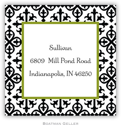 Gift Stickers by Boatman Geller - Bryn Black Gift Stickers by Boatman Geller - Bryn Black