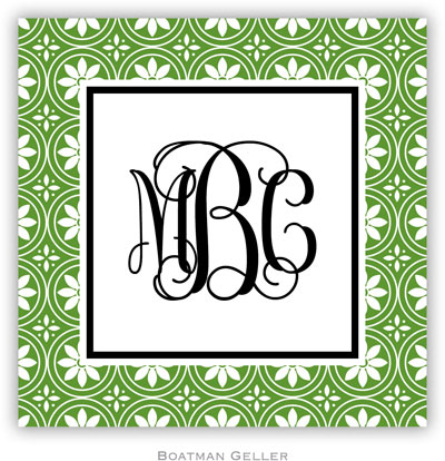 Gift Stickers by Boatman Geller - Medallion Green