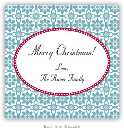 Gift Stickers by Boatman Geller - Mosaic Blue Gift Stickers by Boatman Geller - Mosaic Blue