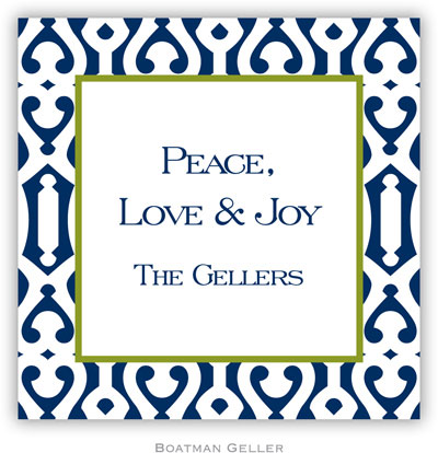 Gift Stickers by Boatman Geller - Cameron Navy