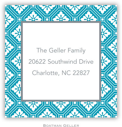 Gift Stickers by Boatman Geller - Azra Tile Turquoise