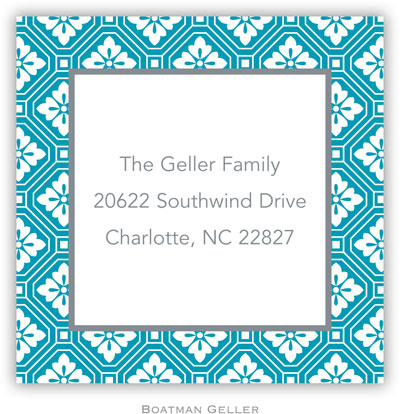 Gift Stickers by Boatman Geller - Azra Tile Turquoise Gift Stickers by Boatman Geller - Azra Tile Turquoise