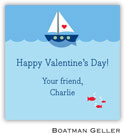 Gift Stickers by Boatman Geller - Heart Sailboat