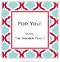 Gift Stickers by Boatman Geller - Kate Red & Teal