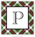 Gift Stickers by Boatman Geller - Ashley Plaid Moss