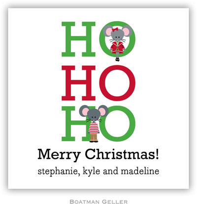 Gift Stickers by Boatman Geller - Mimi and George Holiday Gift Stickers by Boatman Geller - Mimi and George Holiday
