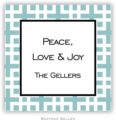 Gift Stickers by Boatman Geller - Lattice Slate Gift Stickers by Boatman Geller - Lattice Slate
