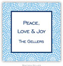 Gift Stickers by Boatman Geller - Bursts Cornflower