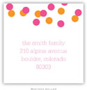 Gift Stickers by Boatman Geller - Confetti Pink & Orange