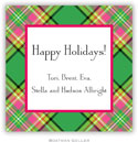 Gift Stickers by Boatman Geller - Plaid Preppy