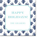 Gift Stickers by Boatman Geller - Sprig Navy