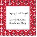 Gift Stickers by Boatman Geller - Anchors Red