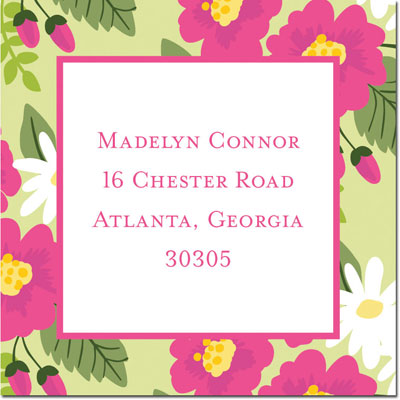 Gift Stickers by Boatman Geller - Lillian Floral Bright Gift Stickers by Boatman Geller - Lillian Floral Bright