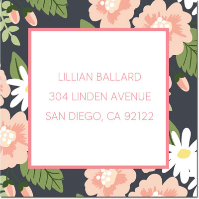 Gift Stickers by Boatman Geller - Lillian Floral Gift Stickers by Boatman Geller - Lillian Floral