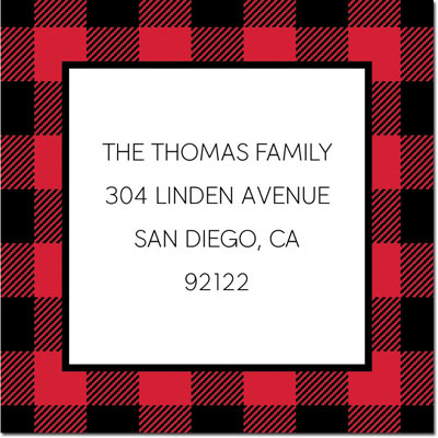 Gift Stickers by Boatman Geller - Jack Plaid