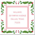 Gift Stickers by Boatman Geller - Vintage Holiday Border