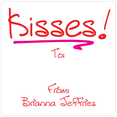 Boatman Geller Gift Stickers - Kisses Boatman Geller Gift Stickers - Kisses